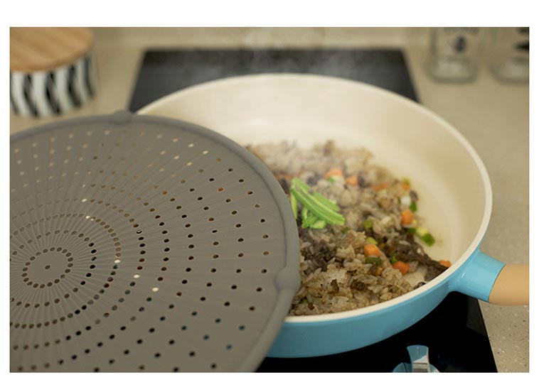 실리콘 프라이팬 덮개