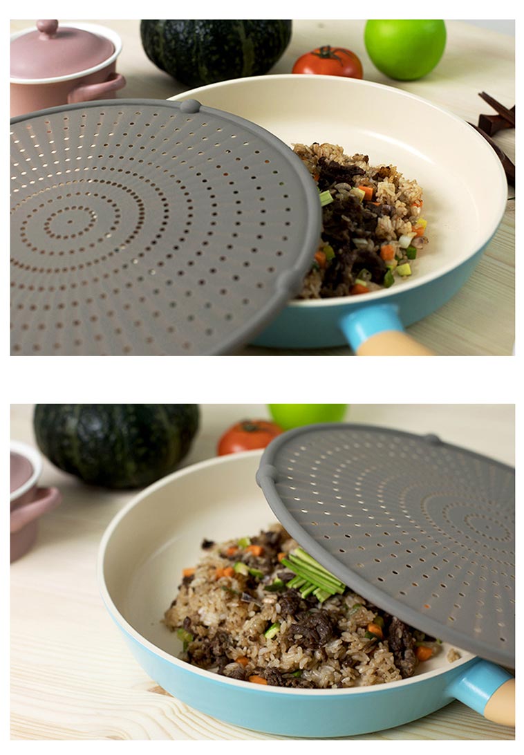 실리콘 프라이팬 덮개